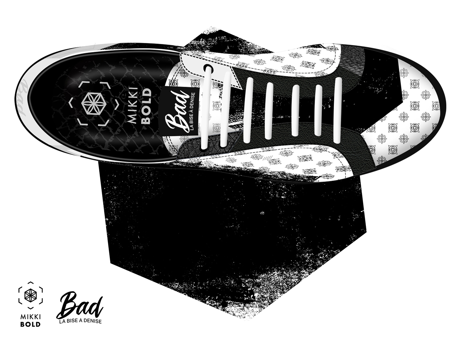 Modèle signature La Bise à Denise, sneakers éco-conçues — 1/2